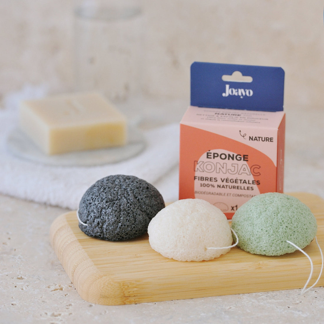 Éponge Konjac - Aloé vera