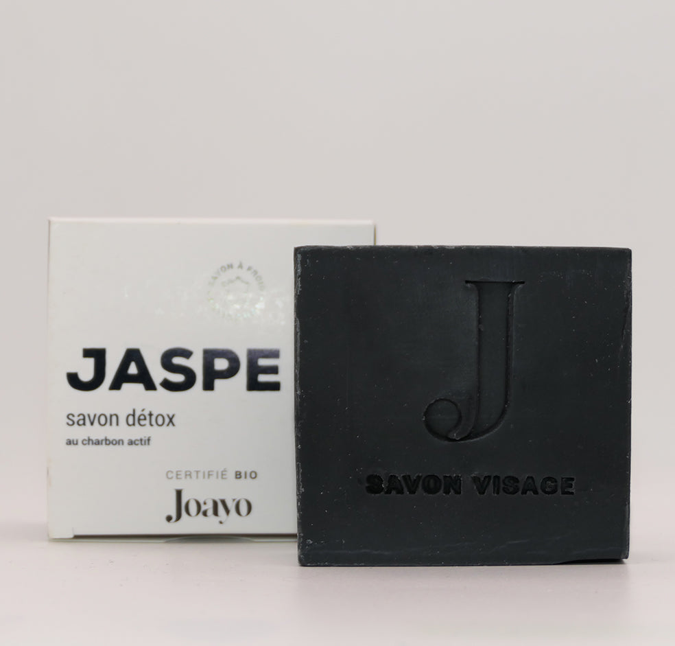 Jaspe - Savon detox visage au charbon actif - 100g
